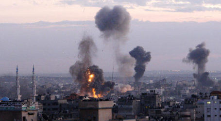 ZIONIST FORCES AIRSTRIKES SPOIL GAZA’S 1ST RAMADAN NIGHT