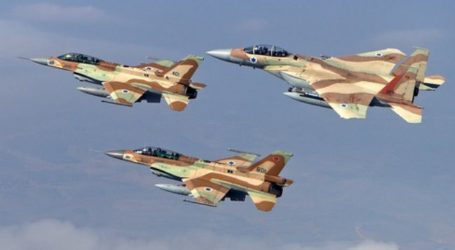 ZIONIST FORCES AIRSTRIKES HIT TARGETS INSIDE SYRIA
