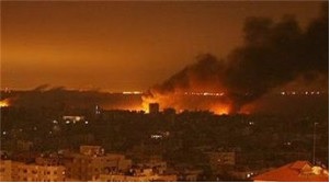 ZIONIST STRIKES GAZA, ONE DIES