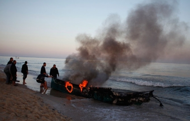 ISRAEL REDUCES FISHING AREA FOR GAZA FISHERMEN