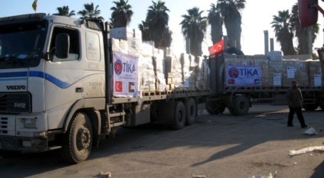 TURKEY DELIVERS FRESH AID SHIPMENT TO GAZA