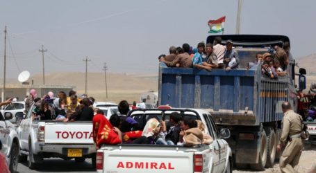 THOUSANDS FLEE IRAQ’S SINJAR AMID FRESH ISIL ADVANCES