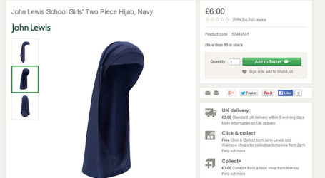 MAJOR UK DEPARTMENT STORE TO SELL SCHOOL HIJABS