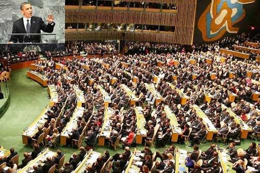 World leaders gathered at the UN General Assembly