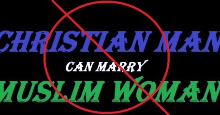 MUSLIMAH CAN NOT MARRY JEWISH OR CHRISTIAN MAN