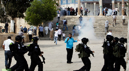 ARABS PROTEST ISRAELI ‘ASSAULTS’ ON AL QUDS’S AQSA