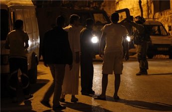 ISRAELI FORCES DETAIN PALESTINIAN, SEARCH HOMES IN NABLUS