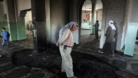BETHLEHEM MOSQUE TORCHED BY ISRAELI EXTREMIST SETTLERS