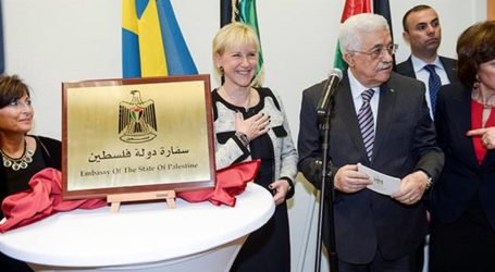 PALESTINE OPENS FIRST WEST EUROPE EMBASSY IN SWEDEN