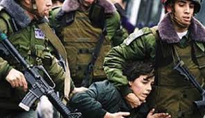 ISRAELI SOLDIERS KIDNAP FIVE YOUNG PALESTINIANS NEAR RAMALLAH