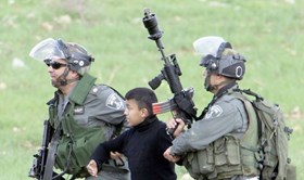 ISRAELI COPS KIDNAP SIX PALESTINIAN CHILDREN FROM AQSA PLAZAS
