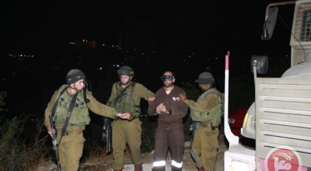 ISRAELI FORCES DETAIN PALESTINIAN AT NABLUS CHECKPOINT
