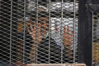 EGYPT BROTHERHOOD LEADER APPEARS IN DEATH-ROW GARB