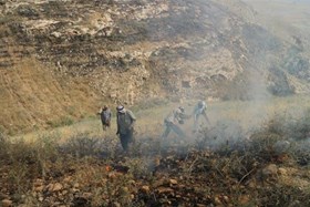 ISRAELI ARMY DRILLS CONTINUE TO SET FIRE TO PALESTINIAN LANDS