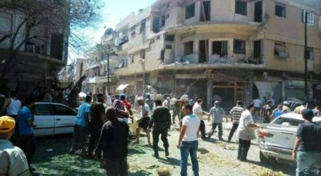 SYRIAN OPPOSITION LAUNCH MORTAR ATTACK ON DAMASCUS