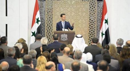 SYRIAN PRESIDENT SAYS HE SUPPORTS DIALOGUE TO END CIVIL WAR