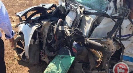 3 PALESTINIANS KILLED, 20 INJURED IN CAR ACCIDENT IN NORTHERN TUBAS