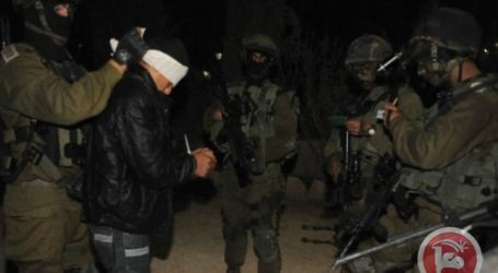 ISRAELI FORCES DETAIN 15 PALESTINIANS IN OVERNIGHT RAIDS