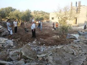 ISRAEL SOLDIERS DEMOLISH PALESTINIAN HOME NEAR WEST BANK DISTRICT