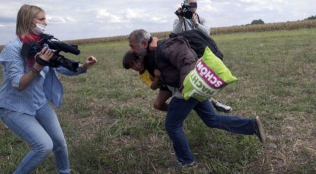 HUNGARY TO PROSECUTE CAMERAWOMAN WHO ATTACKED REFUGEES