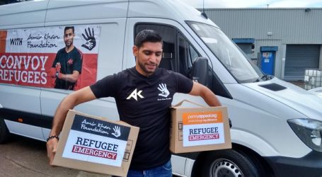 UK BOXING CHAMP LEADS CAMPAIGN TO HELP REFUGEES