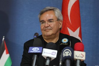 TURKISH DELEGATION VISITS GAZA