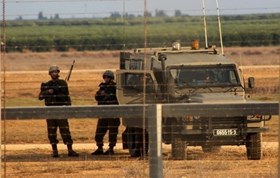 ISRAELI FORCES TARGET SITE IN NORTHERN GAZA