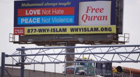 US MUSLIMS HOPE NEW BILLBOARDS RECLAIMS PEACE, JUSTICE AMID VIOLENT ATTACKS