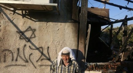 200 ISRAELI SETTLERS ATTACK PALESTINIAN VILLAGE WITH FIREBOMBS