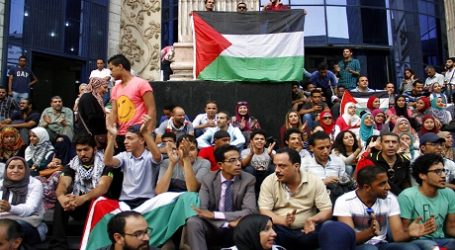BDS EGYPT HOLDS PROTEST IN SOLIDARITY WITH PALESTINE