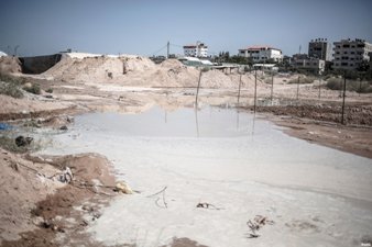 GAZA SUBMERGED BY SEAWATER PUMPED BY EGYPT