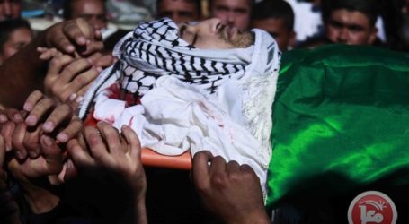 THOUSANDS ATTEND FUNERAL OF PALESTINIAN SHOOT DEAD IN HEBRON HOSPITAL