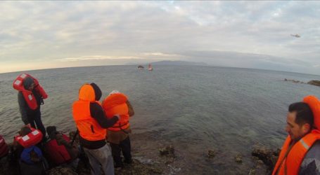 TURKEY RESCUES 57 REFUGEES ‘STRANDED ON ISLET’