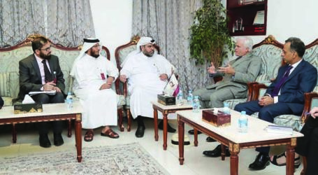 British International Development Visits Qatar Charity