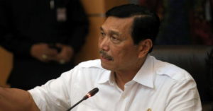 Indonesian Coordinating Minister for Politics, Legal and Security Luhut Pandjaitan.