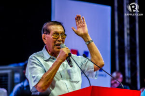 Senator Juan Ponce Enrile says he feels bad for the next president, who he believes will inherit problems left by the Aquino Administration.