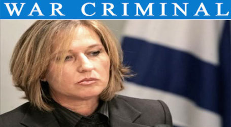 UK Police Summons Livni Over Suspected Gaza War Crimes