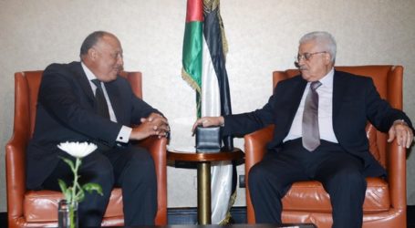 Egypt’s FM Briefs Abbas on Talks with Israel’s PM