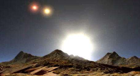 Astronomers Spot Planet with Three Suns
