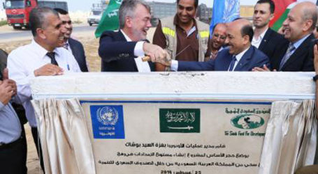 UN Agency Lays Foundation for its Biggest Logistics Base in Gaza