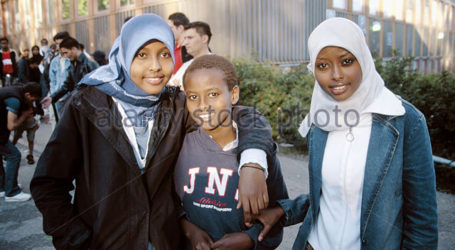 Muslim Teenage girl  Attacked Outside School In  Sweden