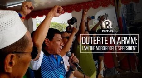 Duterte Launches Anti-Poverty Projects in Muslim South