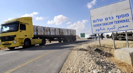 Israel Decreases Cargo Trucks Entering Gaza