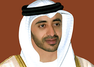 Abdullah Bin Zayed Offers His Condolences to FM Retno on the Death of Her Father