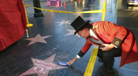 Trump Star on Hollywood Walk of Fame Is Smashed