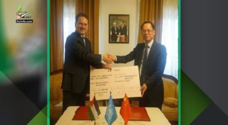 China Contributes US$ 300.000 To UNRWA