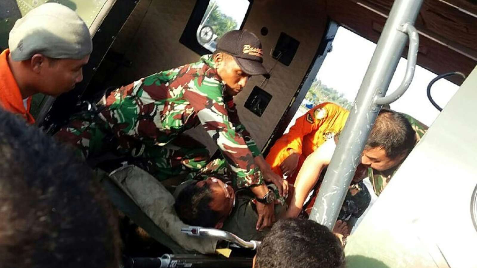 A soldier aboard a military helicopter that crashed in remote Indonesian jungle two weeks ago has been found alive, an army spokesman said Friday..