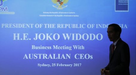 Widodo Opens Trade Forum with Australian Firms