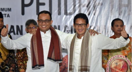 Jakarta Regional Election, Prabowo Congratulates  Anies –Sandi