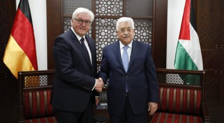 Palestinian President Reiterates His Commitment to Peace as He Receives German Counterpart